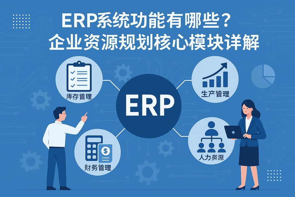 ERP系统功能有哪些？企业资源规划核心模块详解