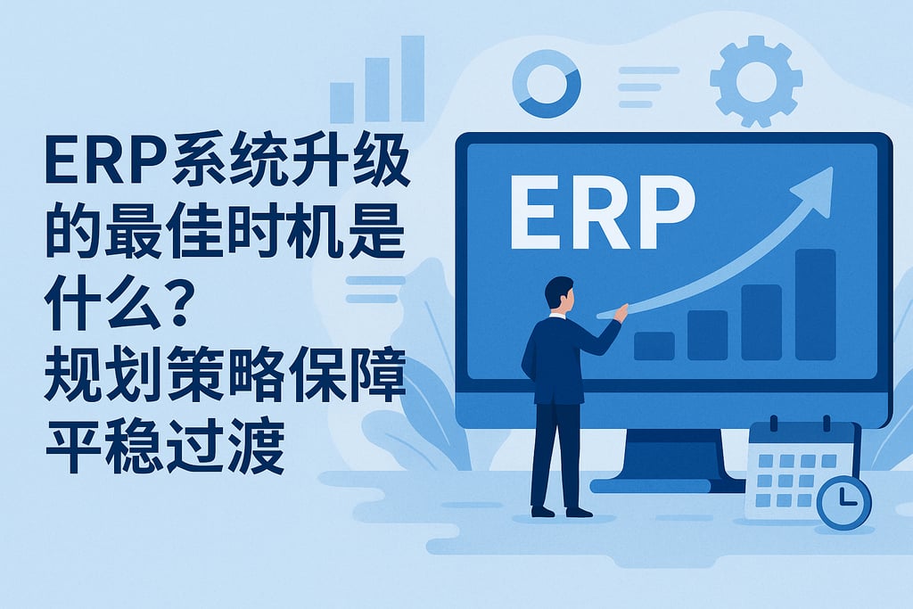 ERP系统升级的最佳时机是什么？规划策略保障平稳过渡