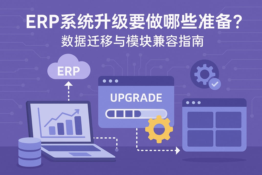 ERP系统升级要做哪些准备？数据迁移与模块兼容指南