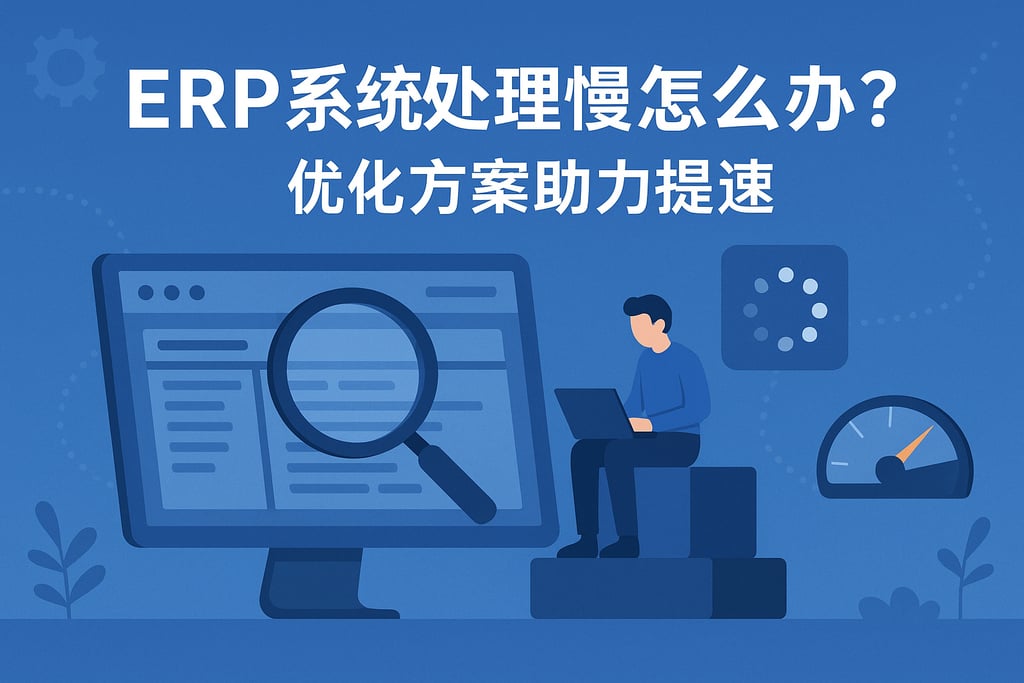 ERP系统处理慢怎么办？优化方案助力提速