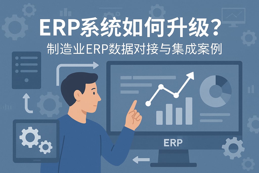 ERP系统如何升级？制造业ERP数据对接与集成案例