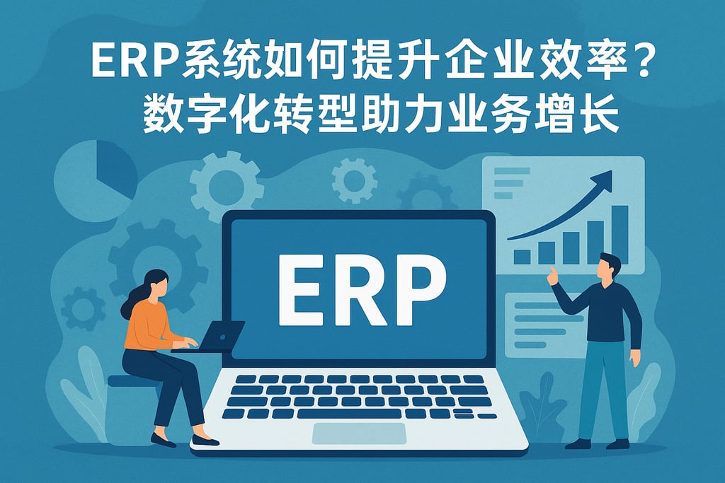 ERP系统如何提升企业效率？数字化转型助力业务增长