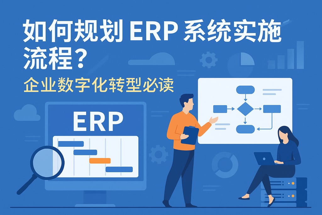 ERP系统实施流程如何规划？企业数字化转型必读