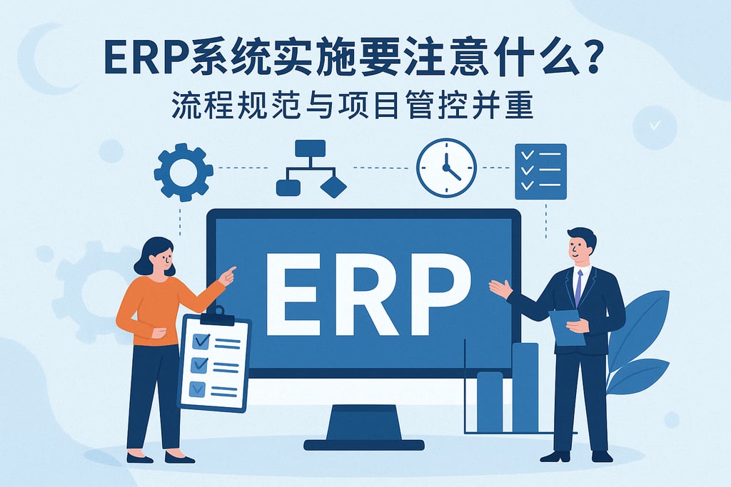 ERP系统实施要注意什么？流程规范与项目管控并重