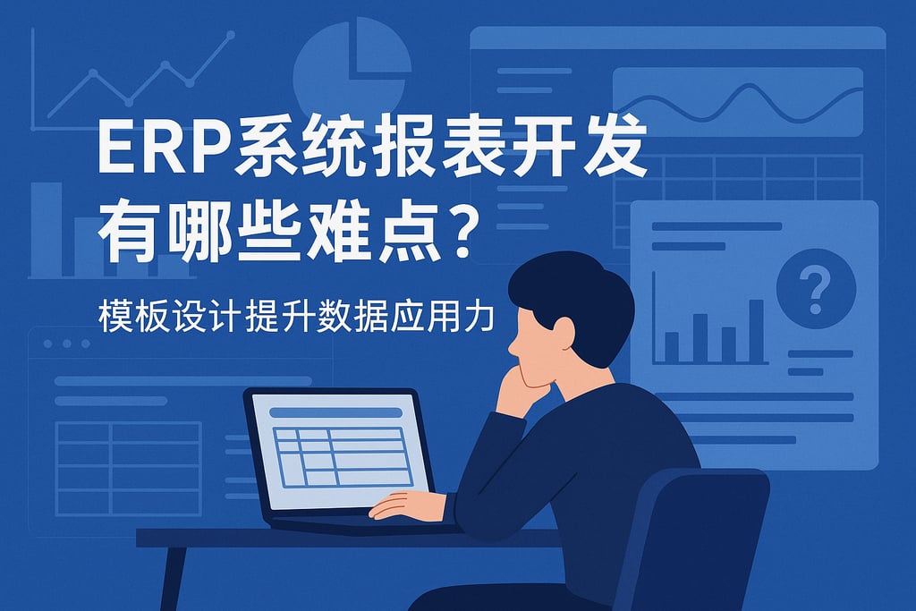 ERP系统报表开发有哪些难点？模板设计提升数据应用力