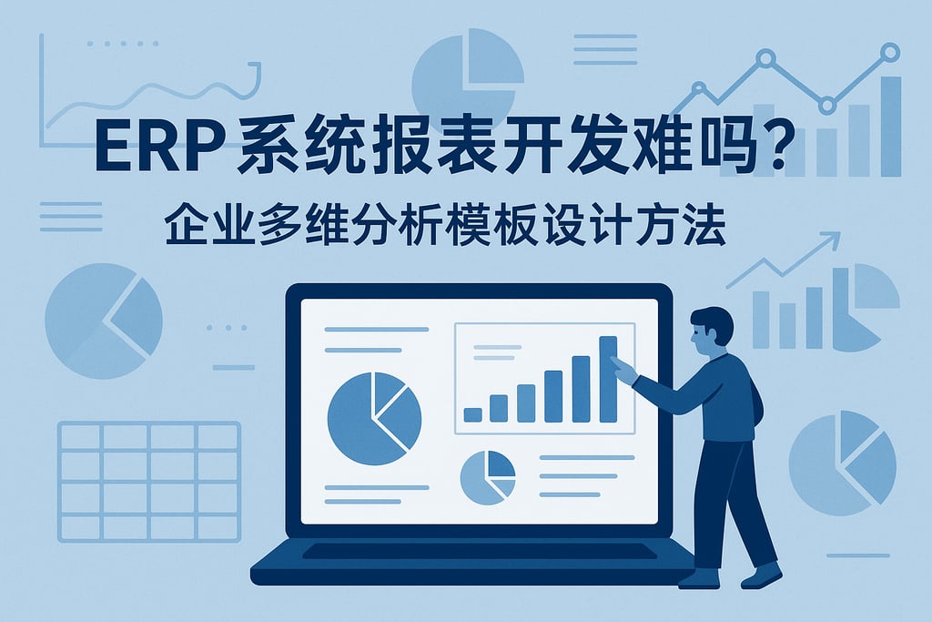 ERP系统报表开发难吗？企业多维分析模板设计方法