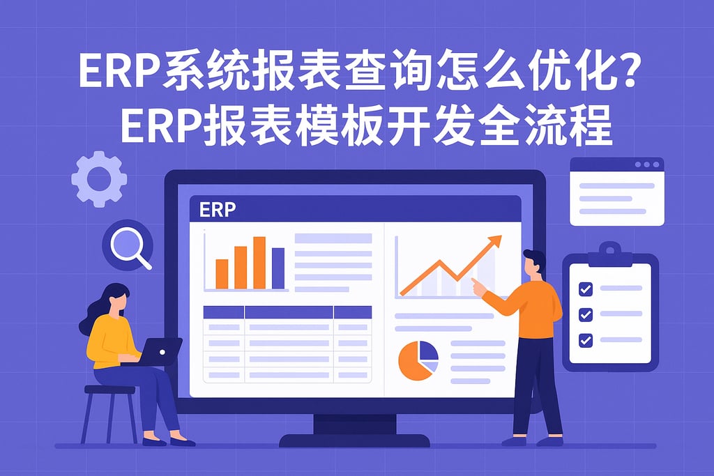 ERP系统报表查询怎么优化？ERP报表模板开发全流程