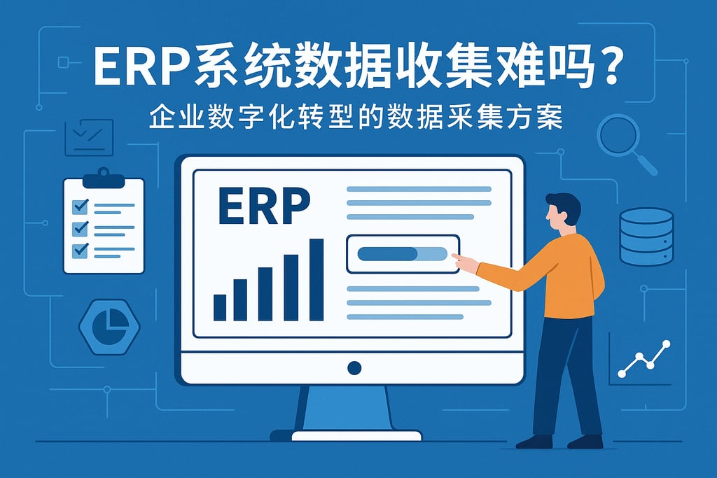 ERP系统数据收集难吗？企业数字化转型的数据采集方案
