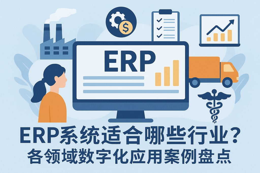 ERP系统适合哪些行业？各领域数字化应用案例盘点