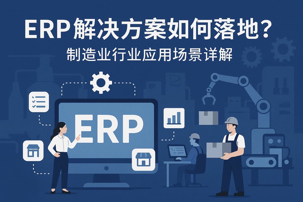 ERP解决方案如何落地？制造业行业应用场景详解