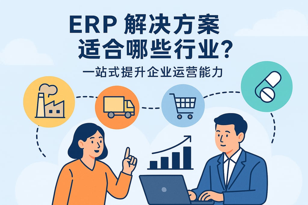 ERP解决方案适合哪些行业？一站式提升企业运营能力