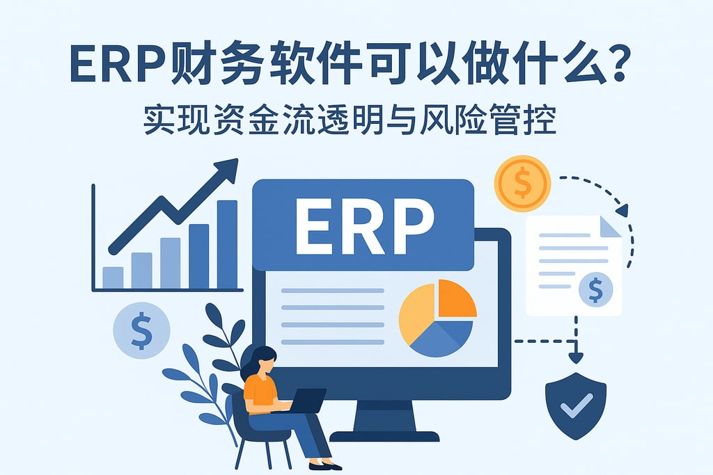 ERP财务软件可以做什么？实现资金流透明与风险管控