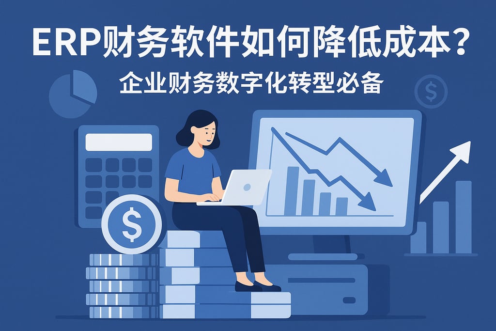ERP财务软件如何降低成本？企业财务数字化转型必备