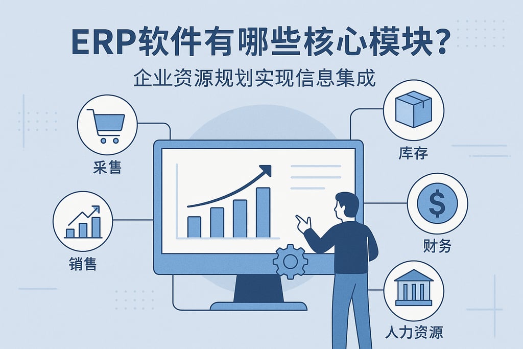 ERP软件有哪些核心模块？企业资源规划实现信息集成