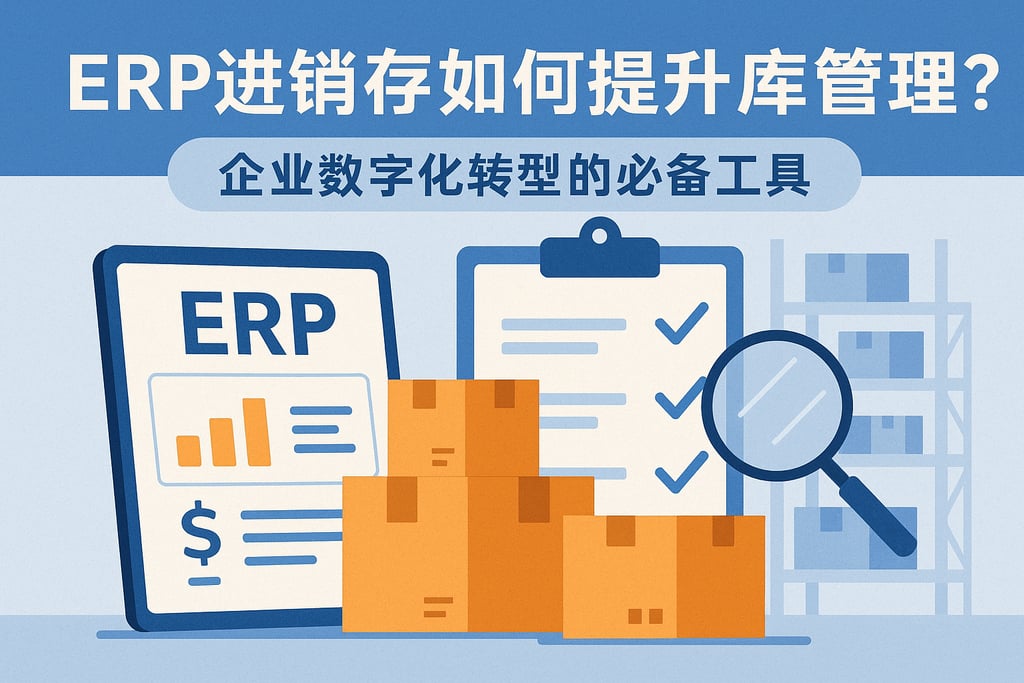 ERP进销存如何提升库存管理？企业数字化转型的必备工具