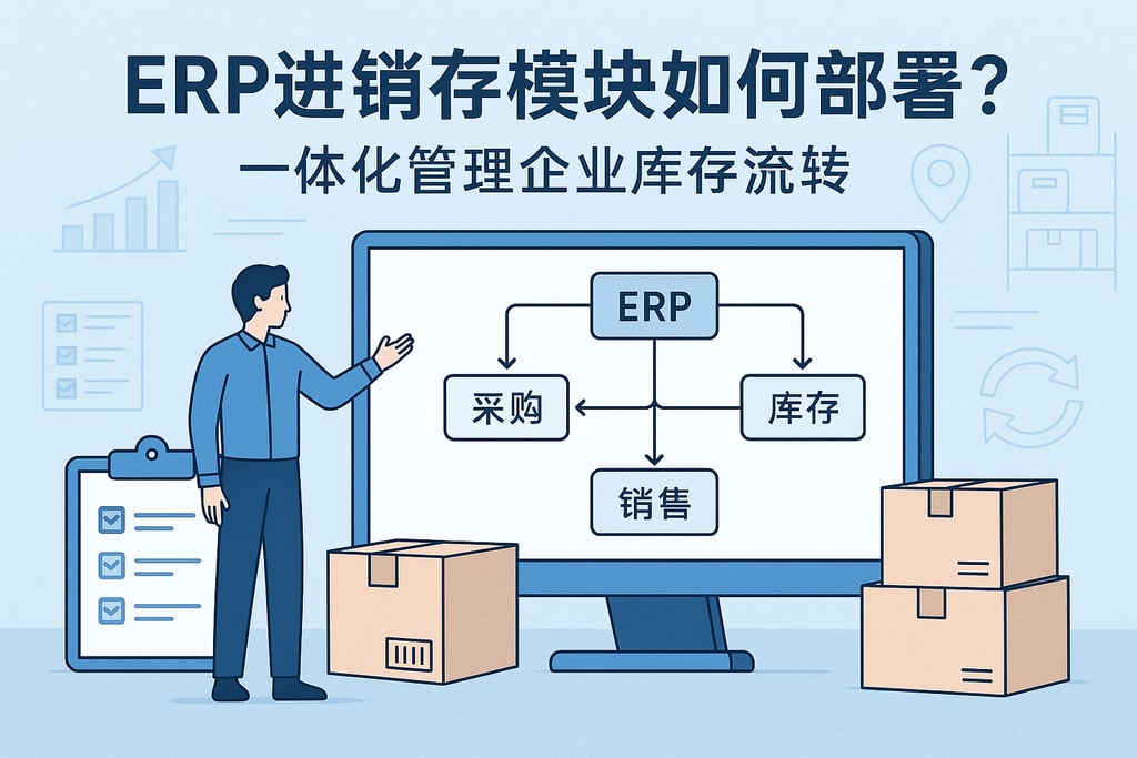 ERP进销存模块如何部署？一体化管理企业库存流转