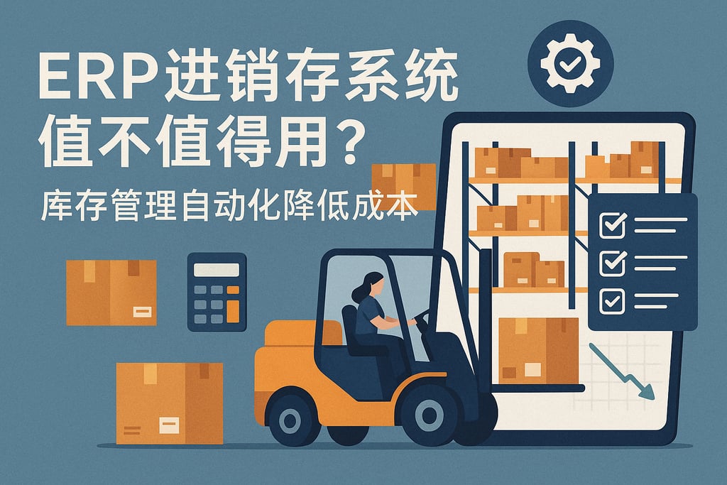 ERP进销存系统值不值得用？库存管理自动化降低成本