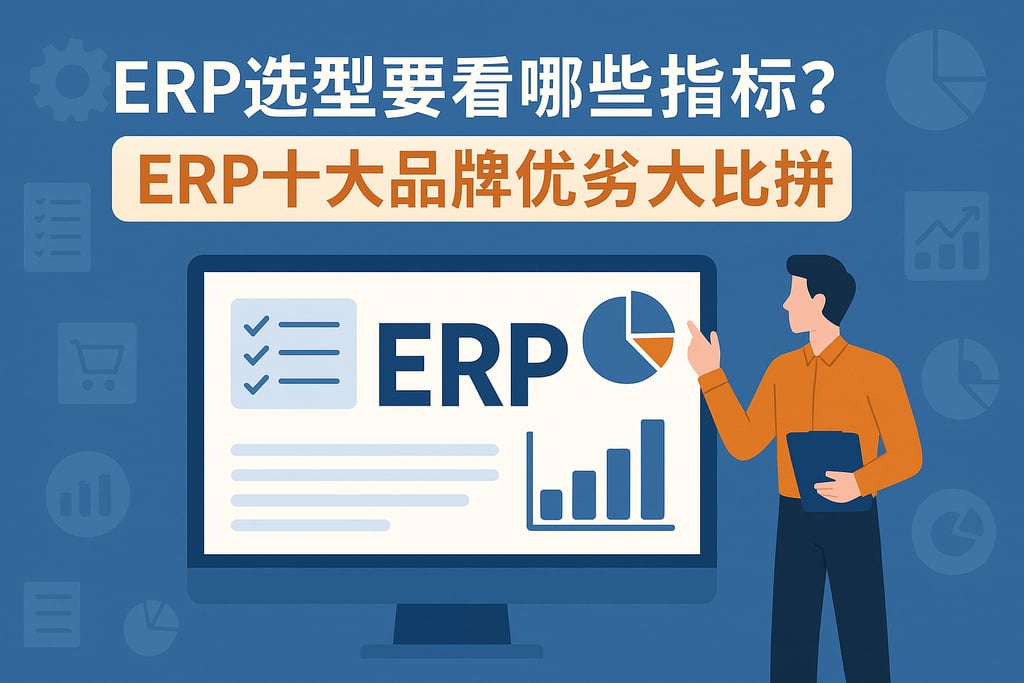 ERP选型要看哪些指标？ERP十大品牌优劣大比拼
