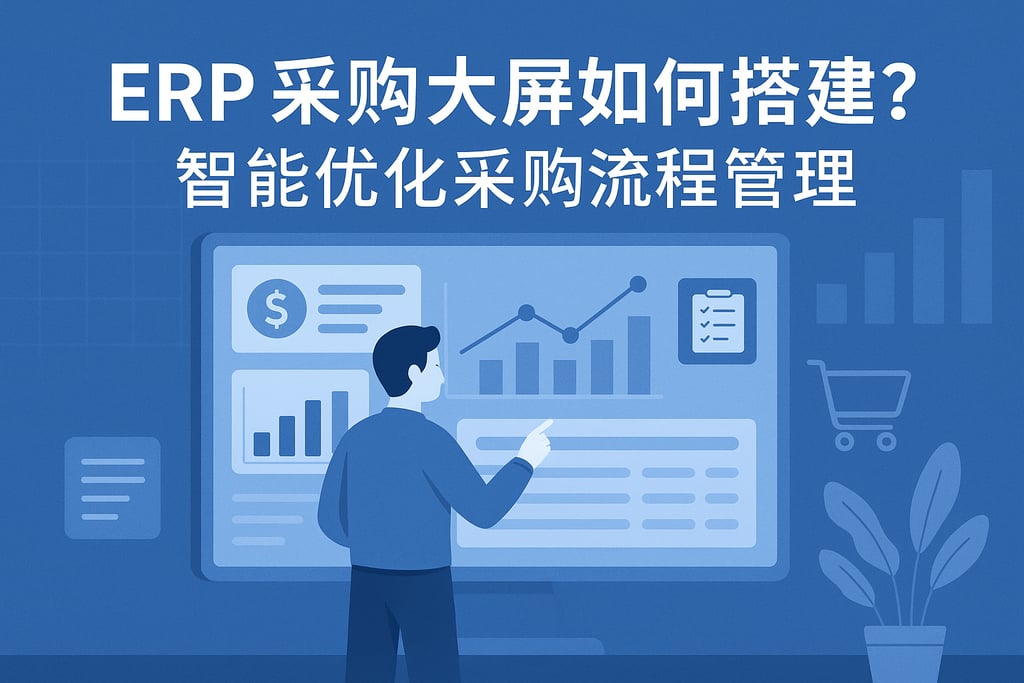 ERP采购大屏如何搭建？智能优化采购流程管理