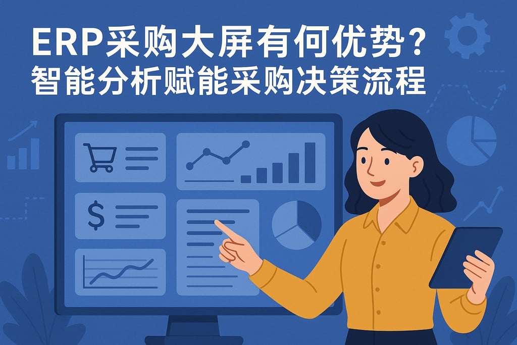 ERP采购大屏有何优势？智能分析赋能采购决策流程