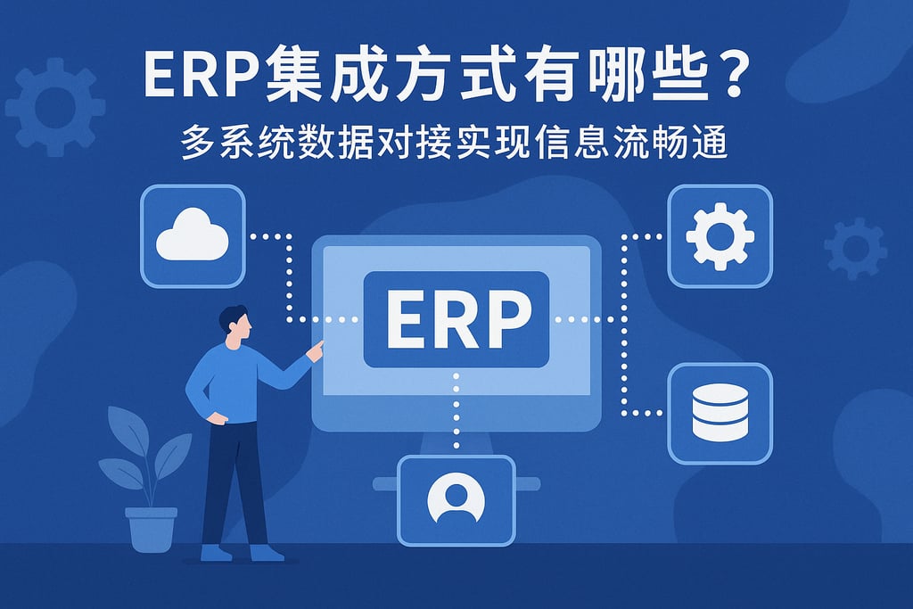 ERP集成方式有哪些？多系统数据对接实现信息流畅通