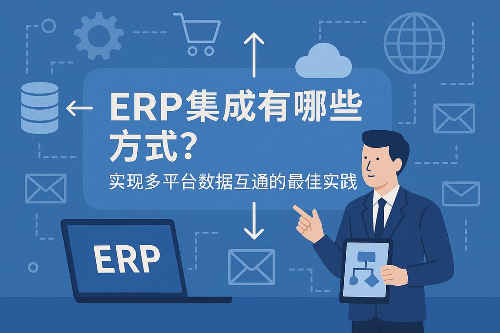 ERP集成有哪些方式？实现多平台数据互通的最佳实践