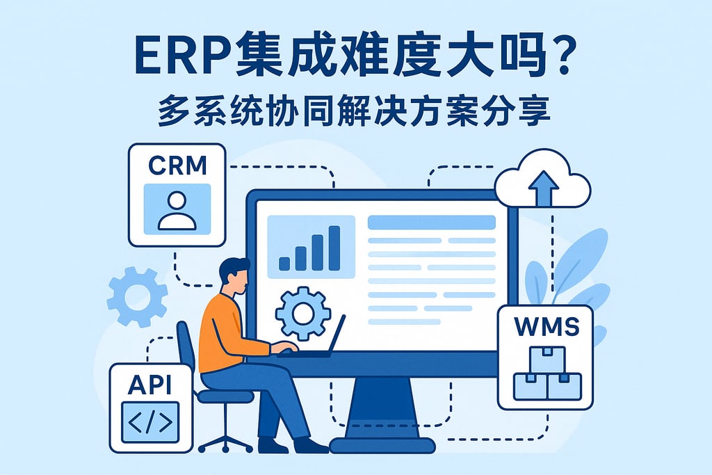 ERP集成难度大吗？多系统协同解决方案分享