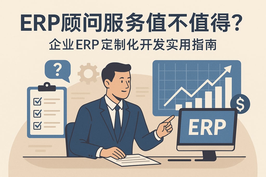 ERP顾问服务值不值得？企业ERP定制化开发实用指南