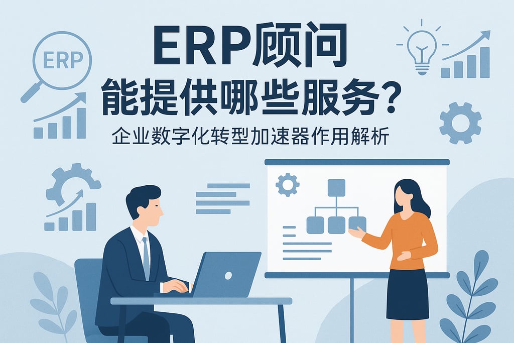ERP顾问能提供哪些服务？企业数字化转型加速器作用解析