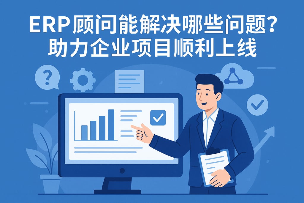 ERP顾问能解决哪些问题？助力企业项目顺利上线