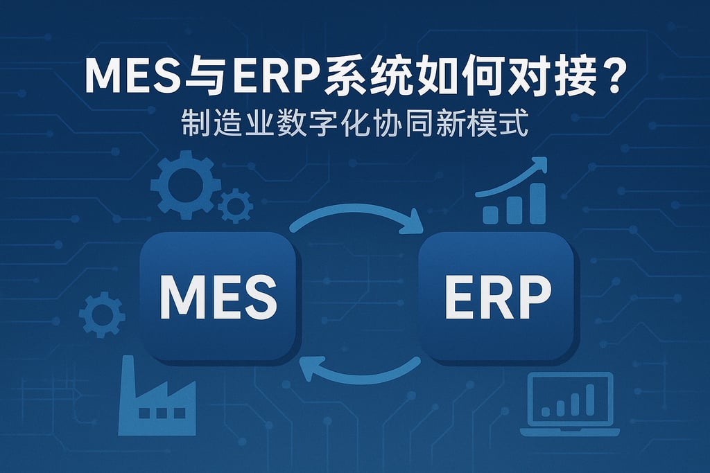 MES与ERP系统如何对接？制造业数字化协同新模式