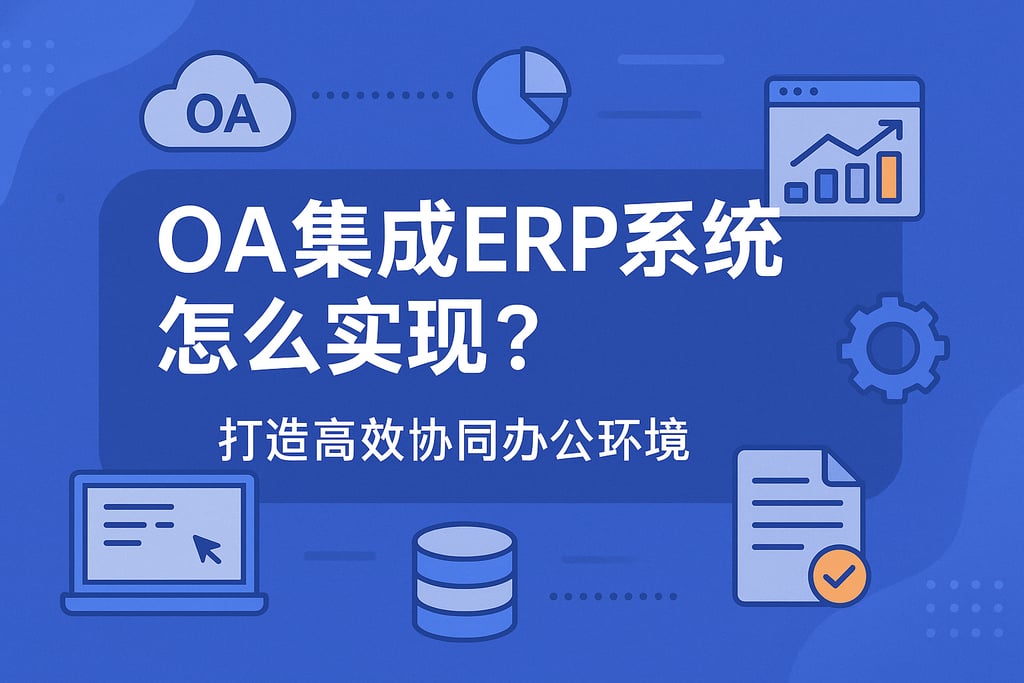 OA集成ERP系统怎么实现？打造高效协同办公环境
