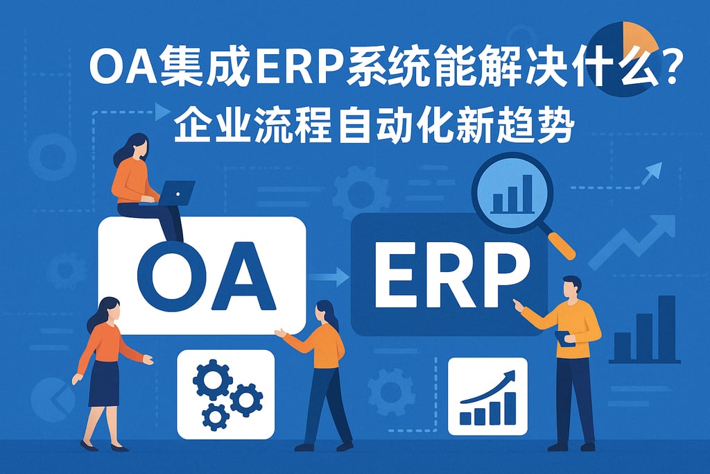 OA集成ERP系统能解决什么？企业流程自动化新趋势