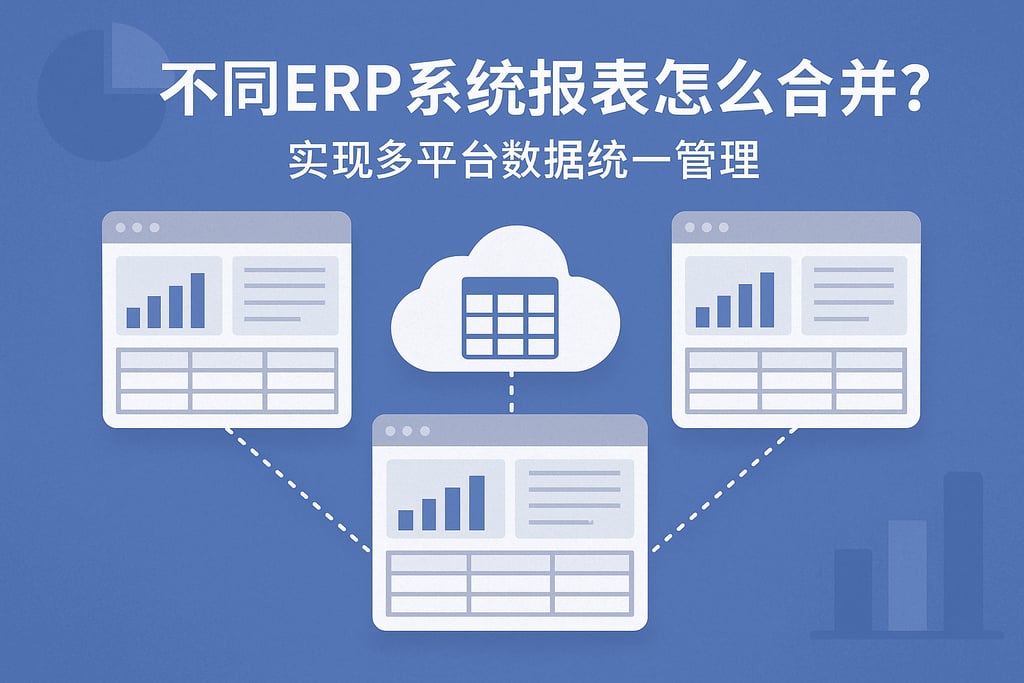 不同ERP系统报表怎么合并？实现多平台数据统一管理