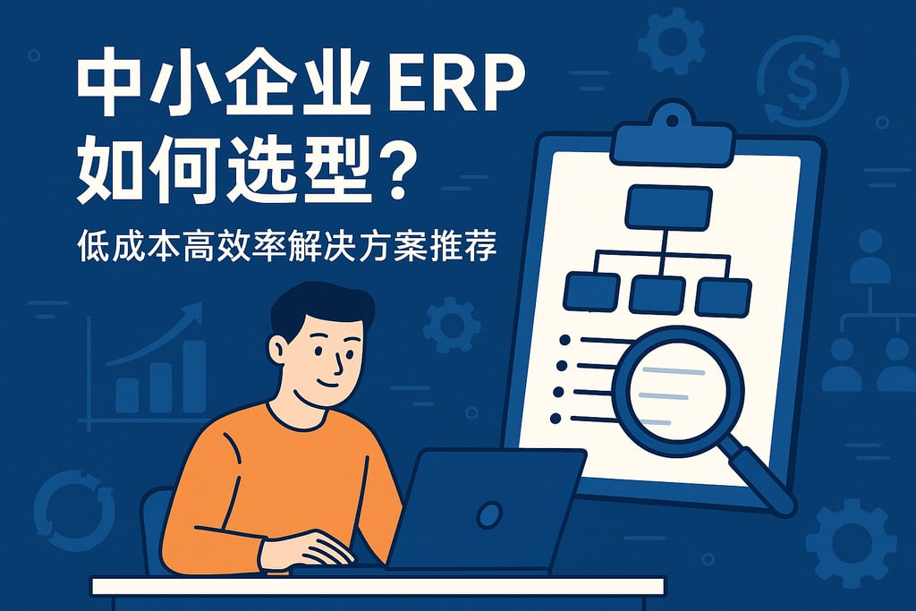 中小企业ERP如何选型？低成本高效率解决方案推荐