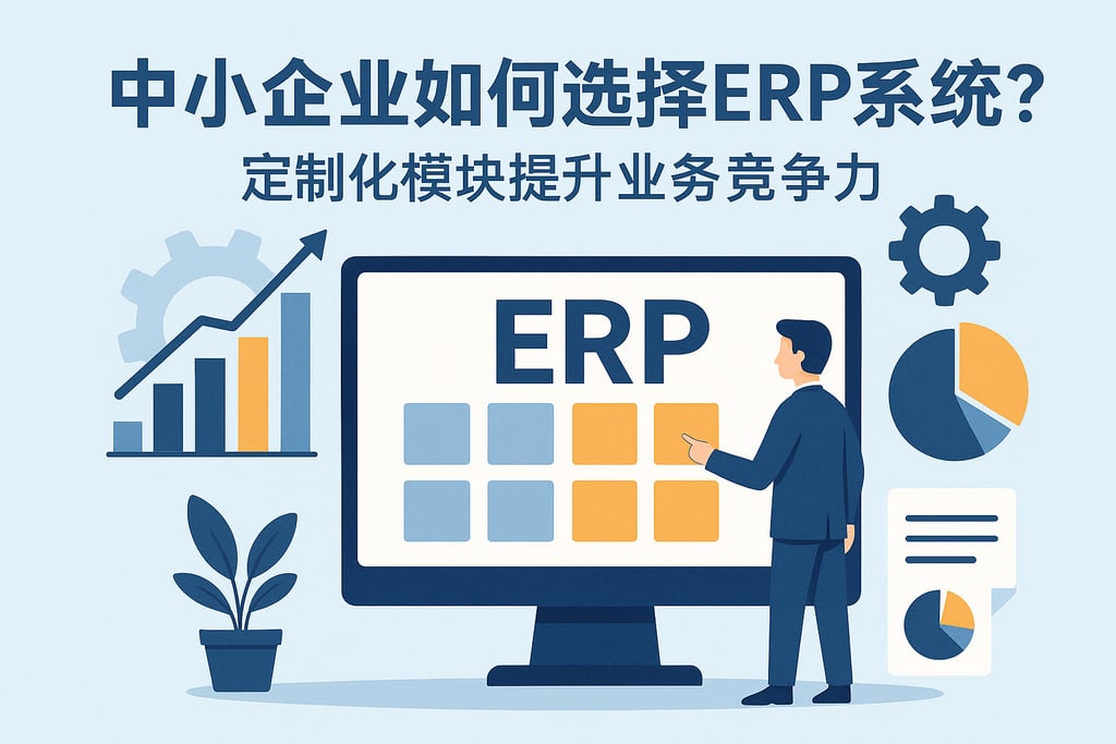 中小企业如何选择ERP系统？定制化模块提升业务竞争力