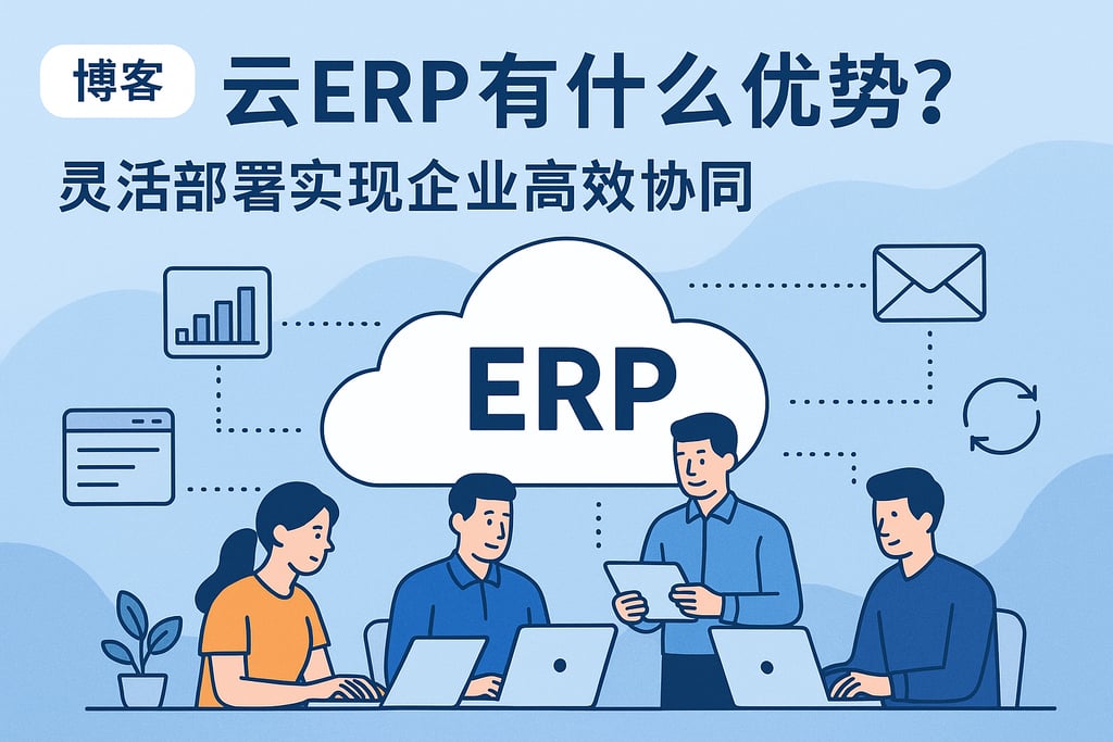 云ERP有什么优势？灵活部署实现企业高效协同
