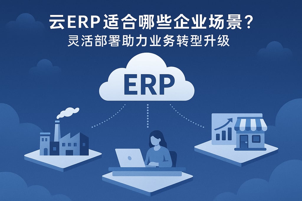 云ERP适合哪些企业场景？灵活部署助力业务转型升级