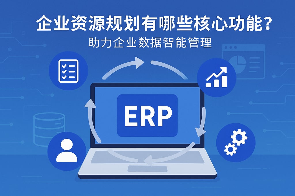 企业资源规划有哪些核心功能？助力企业数据智能管理