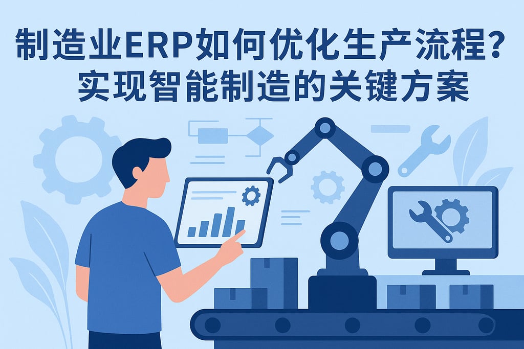 制造业ERP如何优化生产流程？实现智能制造的关键方案