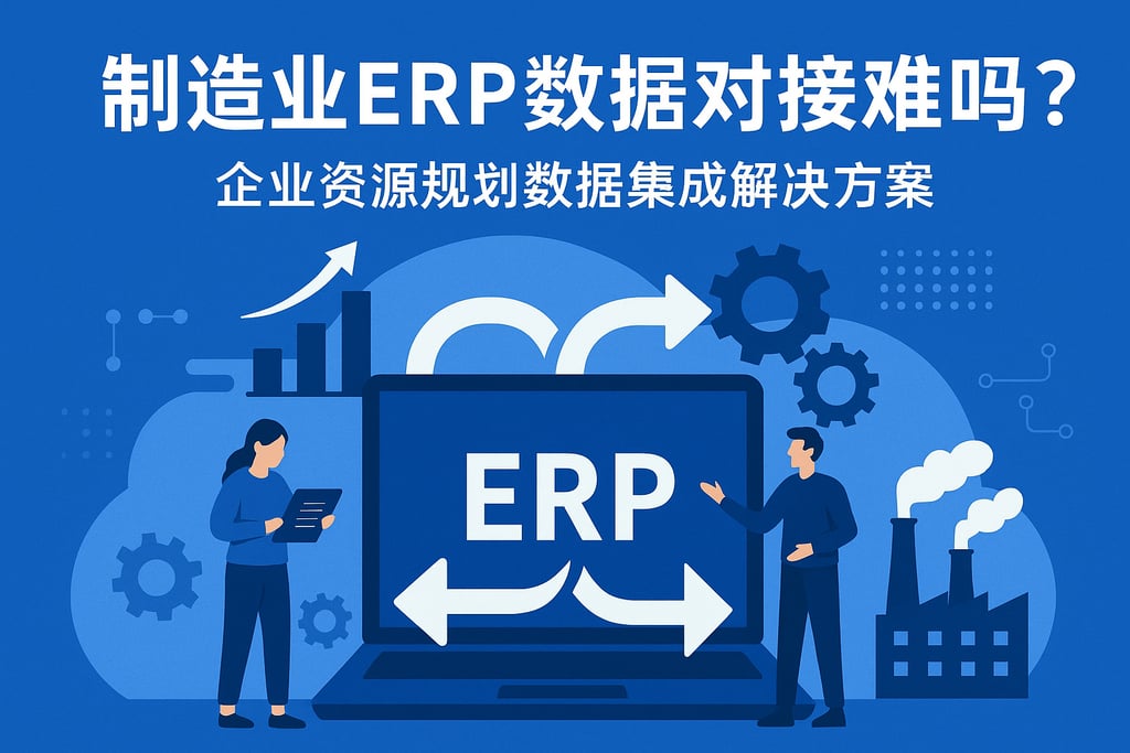 制造业ERP数据对接难吗？企业资源规划数据集成解决方案