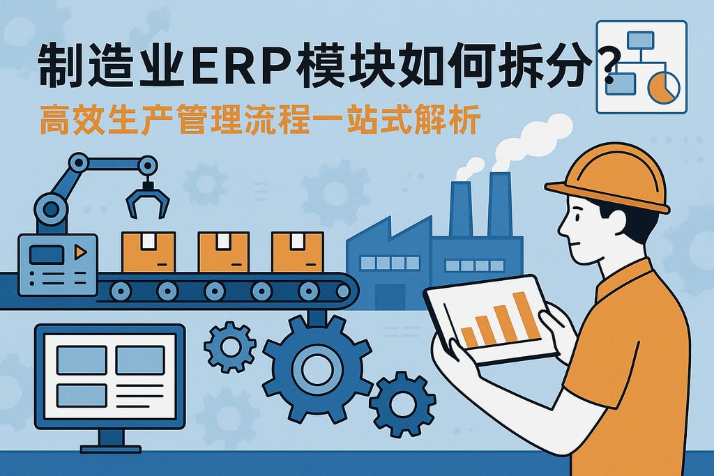 制造业ERP模块如何拆分？高效生产管理流程一站式解析