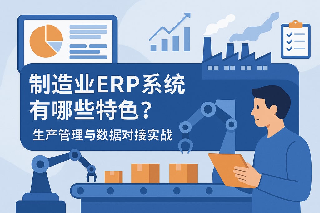 制造业ERP系统有哪些特色？生产管理与数据对接实战