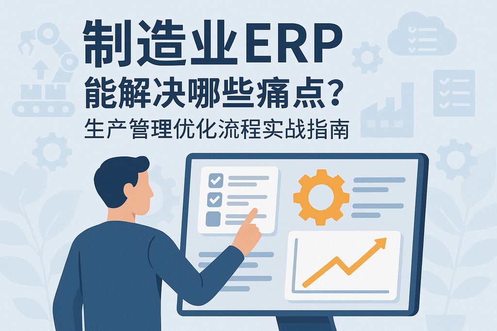 制造业ERP能解决哪些痛点？生产管理优化流程实战指南
