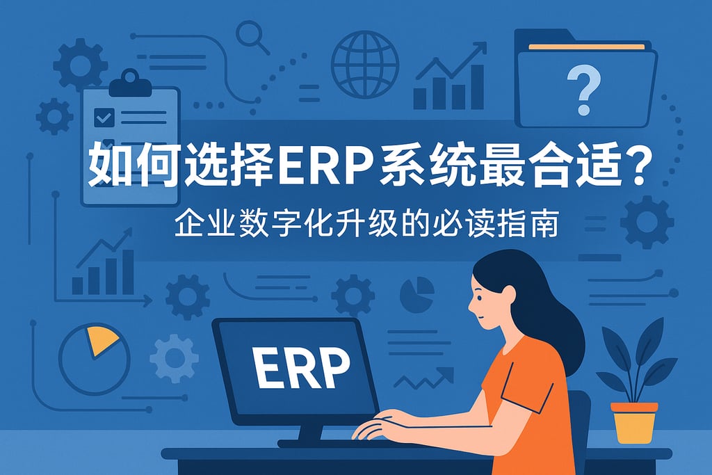 如何选择ERP系统最合适？企业数字化升级的必读指南