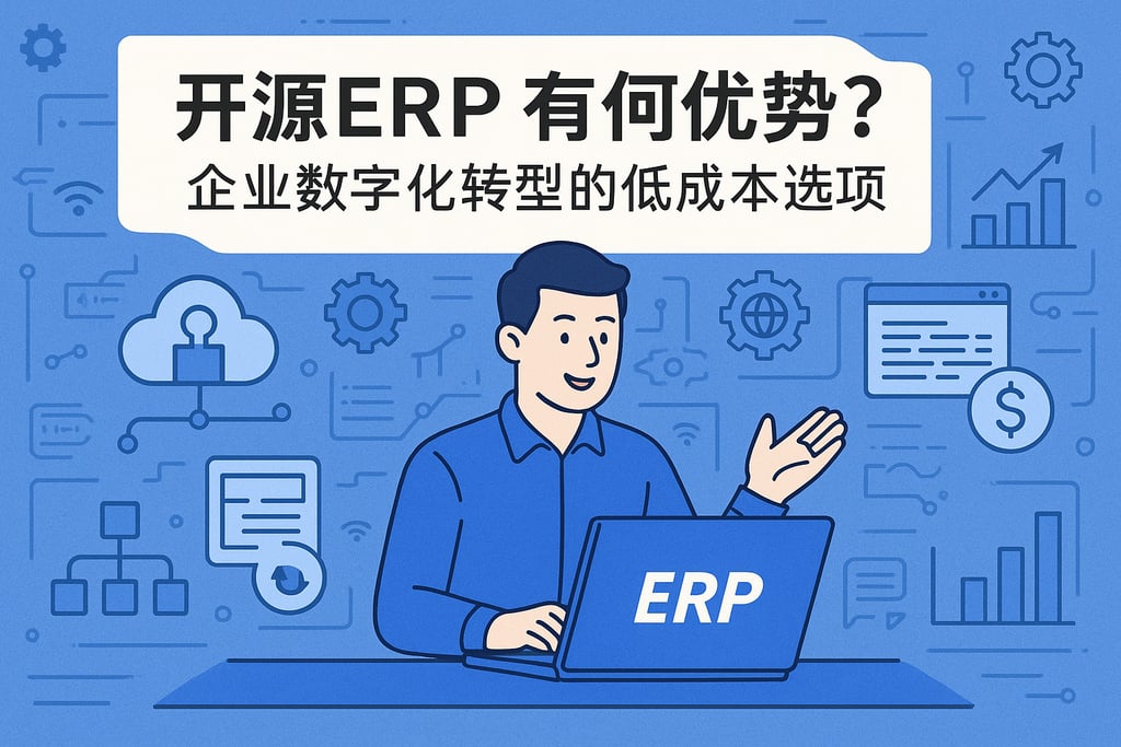 开源ERP有何优势？企业数字化转型的低成本选项