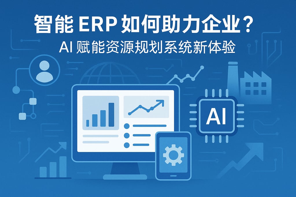 智能ERP如何助力企业？AI赋能资源规划系统新体验