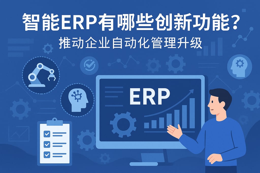 智能ERP有哪些创新功能？推动企业自动化管理升级
