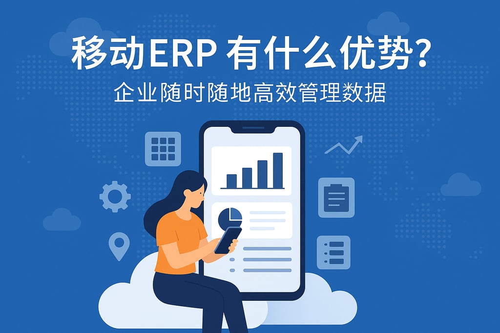 移动ERP有什么优势？企业随时随地高效管理数据
