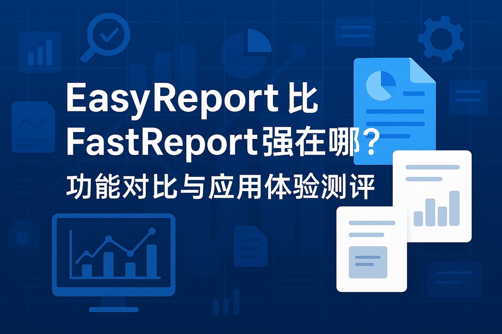 EasyReport比FastReport强在哪？功能对比与应用体验测评